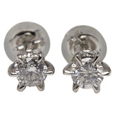 Pt900 プラチナ ダイヤ0.50ct スタッドピアス レディース 【中古】